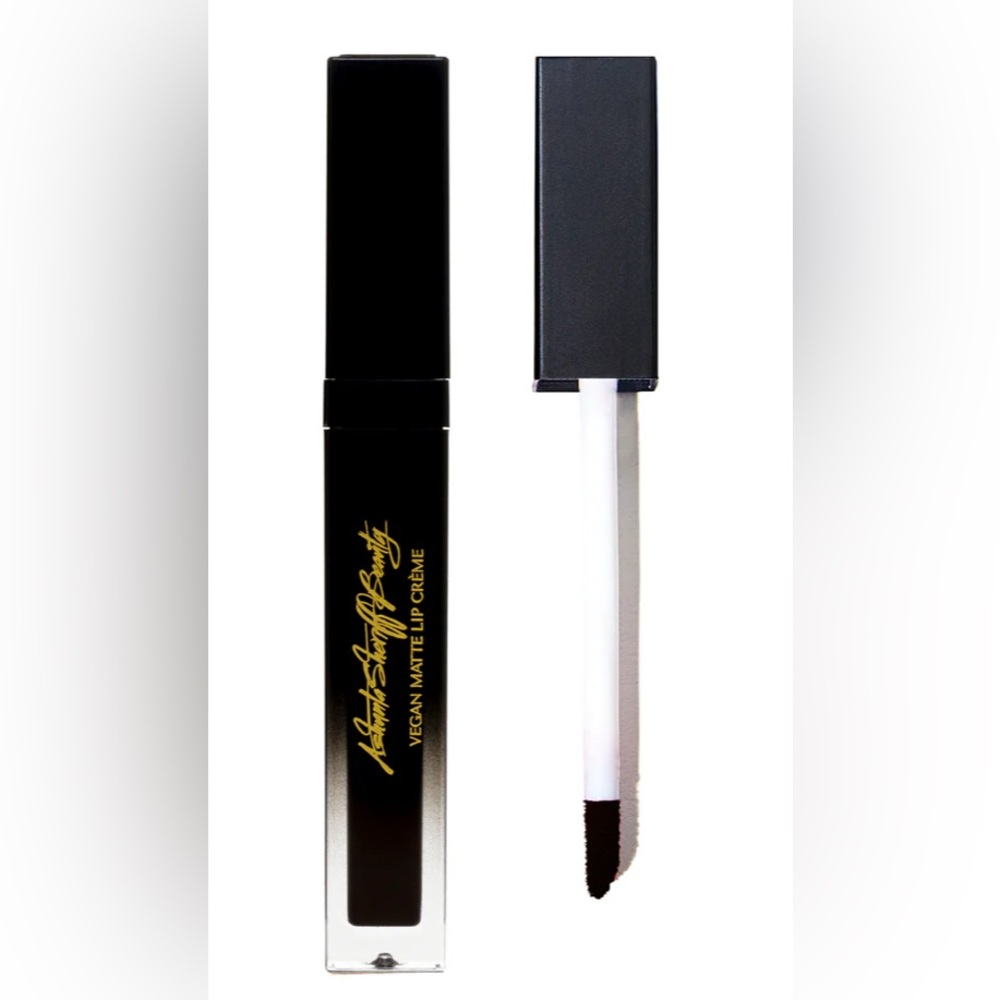 Ashunta Sheriff Beauty Vegan Matte Lip Creme Raven Black NIB